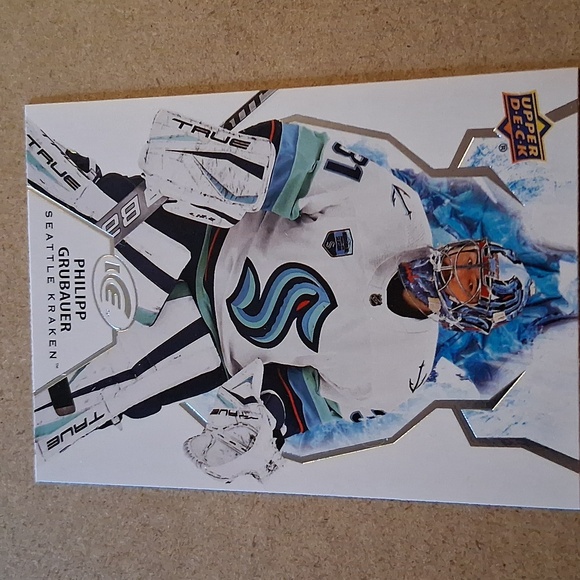 Upper Deck Philipp Grubauer Seattle Kraken NHL Hockey Cards Lot - Picture 3 of 12